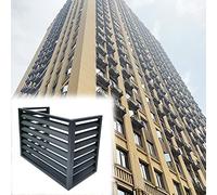Air Conditioning Cover Air Conditioner Cover Air Conditioner Fence Screen Outdoor aluminum alloy Plant Stand Air-conditioning Rack external rain-proof protective cover Garden Courtyard Trash
