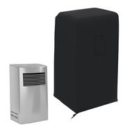 Air Conditioning Cover Air Conditioning Outdoor Unit Protective Cover Dustproof Waterproof Rust Filler and Anti-Ageing Covers Waterproof Resistant Anti Dust Home Square AC Cover, black, see
