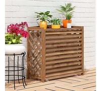 Air Conditioning Cover Outdoor Air Conditioner Cover Hidden Air Conditioner Rack, Trash Can Shell Garden Plant Display Stand, Air Conditioner And Heat Pump Protective Grille