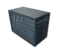 Air Conditioning Cover Outdoor Air Conditioning Cover, Decorative Privacy Fence Screen, Aluminum All-weather Central Air Conditioning Protection AC Cover, freestanding Enclosure to Cover Gar