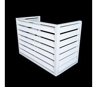 Air Conditioning Cover Outdoor Air Conditioning Cover, Decorative Privacy Fence Screen, Aluminum All-weather Central Air Conditioner Protection Cover, freestanding Enclosure to Cover Garbage