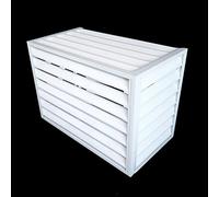 Air Conditioning Cover Outdoor Air Conditioning Cover, Decorative Privacy Fence Screen, Aluminum All-weather Central Air Conditioner Protection Cover, freestanding Enclosure to Cover Garbage
