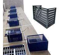 Air Conditioning Cover Outdoor Air Conditioning Cover, Decorative Privacy Fence Screen, Aluminum All-weather Central Air Conditioner Protection Cover, freestanding Enclosure to Cover Garbage