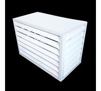 Air Conditioning Cover Outdoor Air Conditioning Cover, Decorative Privacy Fence Screen, Aluminum All-weather Central Air Conditioner Protection Cover, freestanding Enclosure to Cover Garbage
