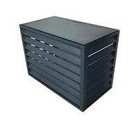 Air Conditioning Cover Outdoor Air Conditioning Cover, Decorative Privacy Fence Screen, Aluminum All-weather Central Air Conditioner Protection Cover, freestanding Enclosure to Cover Garbage