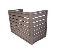 Air Conditioning Cover Outdoor Air Conditioning Cover, Decorative Privacy Fence Screen, Aluminum All-weather Central Air Conditioner Protection Cover, freestanding Enclosure to Cover Garbage