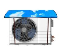 Air Conditioning Cover - Sun Protection and Increasing Efficiency, AC Unit Cover, Waterproof AC Unit Covers, Leaf Protection Outdoor, Air Conditioning Protection, Foldable, for Home, Dorm, Hotel