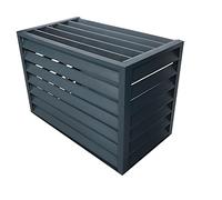 Air conditioning coverAir Conditioner Fence for Outside Units, Aluminum Air Conditioner and Heat Pump Covers, Mini Split Condenser Cover, Outer Materia, Suitable for Indoor and Outdoor (Col