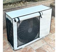 Air Conditioning Covers with Abric, Breathable Mesh, Anti-Snow Waterproof Outdoor Oxford Cloth Air Conditioner Cover, Universal Fit for Window & Central AC Units(88 * 60 * 35CM)