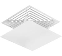 Air Conditioning Deflector Wind Shield Ceiling Air Conditioning Wind Deflector Window Air Conditioning Air Diverter (Size : 45x45cm/17.7x17.7in)