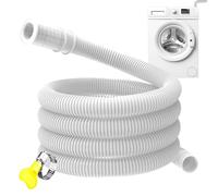 Air Conditioning Drain Hose, AC Water Drain Pipe with Clamp, Tight Hose for Water Drainage for Washing Machines and Dehumidifiers