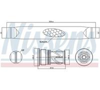 NISSENS 95566 Dryer, air conditioning