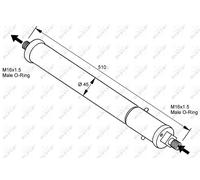 AIR CONDITIONING DRYER A/C DRIER NRF OE QUALITY REPLACEMENT 33100