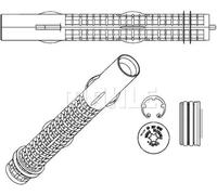 Air conditioning dryer AD 287 000P MAHLE for SAAB OPEL