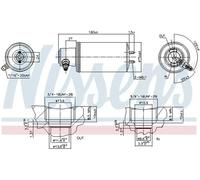 2x ✅Fits NISSENS NIS 95260 Dryer, air conditioning NIS 95260 Air con ⭐UK Seller⭐