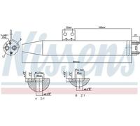 Nissens 95484 Dryer, air conditioning