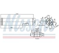NISSENS 95601 AC receiver drier