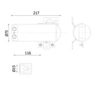 Air Conditioning Dryer Mahle AD321000S For SCANIA Inlet/OutletØ 15mm with Holder