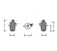 AVA COOLING SYSTEMS MSD081 Dryer, air conditioning
