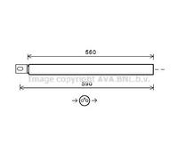 AVA COOLING SYSTEMS MSD663 AC receiver drier