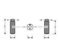 Air conditioning dryer R 12 UVD027 AVA QUALITY COOLING