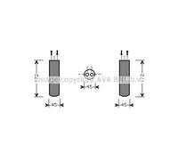 Air conditioning dryer R 134a MZD185 AVA QUALITY COOLING for MAZDA 3 3 Saloon 5