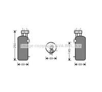 Air conditioning dryer R 134a RTD330 AVA QUALITY COOLING for RENAULT MEGANE II