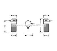 AVA COOLING SYSTEMS VOD105 Dryer, air conditioning