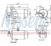 NISSENS 95104 Dryer, air conditioning