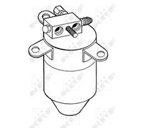 Air conditioning dryer Steel 33020 NRF for BMW 5 5 Touring 7