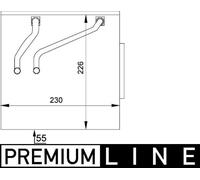Air Conditioning Evaporator A/C Air Con Fits Ford Fiesta Fusion MAHLE AE49000P