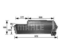 Air conditioning evaporator AE 37 000S MAHLE for MERCEDES-BENZ S-CLASS