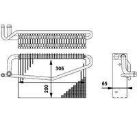 MAHLE BEHR PC Evaporator [AE60000P]
