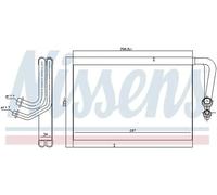 NISSENS 92337 Air conditioning evaporator