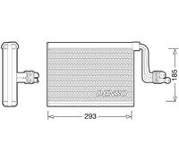 DENSO DEV05002 Air conditioning evaporator
