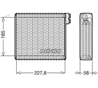 DENSO DEV09011 Air conditioning evaporator