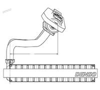 DENSO DEV09020 Air conditioning evaporator