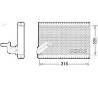 DENSO DEV21003 Air conditioning evaporator
