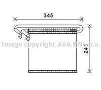 PRASCO FDV491 Air conditioning evaporator