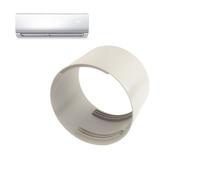 Air Conditioning Exhaust Hose Coupling, Exhaust Hose 130 mm Adapter, Ventilation Pipe Connector, Air Conditioning Cooker Hood Hose Coupling, for Air Conditioning, Tumble Dryer, Cooker Hood