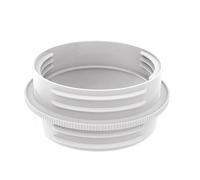 Air Conditioning Exhaust Hose Coupling, Universal Mobile AC Pipe Connector, 130 mm Indoor/150 mm Outside, ABS Material, Air Conditioning Hose Coupling for AC Exhaust Hose (White A)