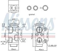 NISSENS 999221 AC expansion valve