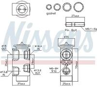 NISSENS 999222 AC expansion valve