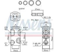 NISSENS 999235 AC expansion valve