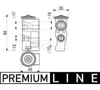 MAHLE AVE 2 000P AC expansion valve