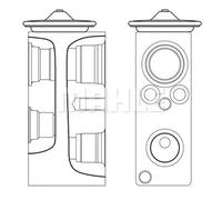 Air conditioning expansion valve R 134a AVE 3 000S MAHLE for MERCEDES-BENZ GLE