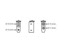 AVA COOLING SYSTEMS DN1358 AC expansion valve