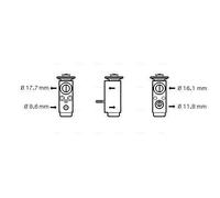 AVA COOLING SYSTEMS OL1352 AC expansion valve