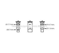 AVA COOLING SYSTEMS VN1366 AC expansion valve