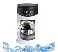 Air Conditioning Fan | 6 Speed Quiet USB Personal Air Cooler,Adjustable Desktop Device with Quiet and Portable Design for Home Offices Room Garage Indoor Outdoor Camping Desk Floor Tower